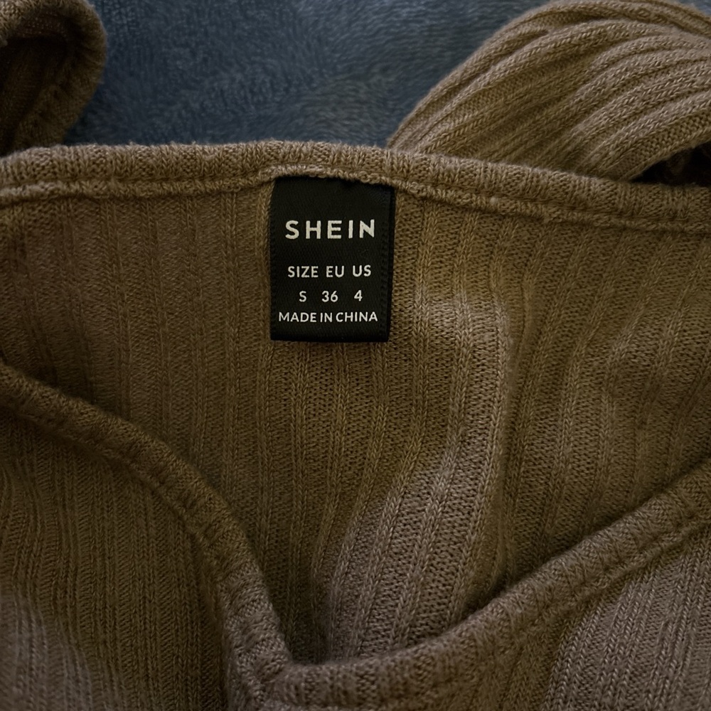 SHEIN V-Neck Ribbed Sweater - Picture 3 of 3
